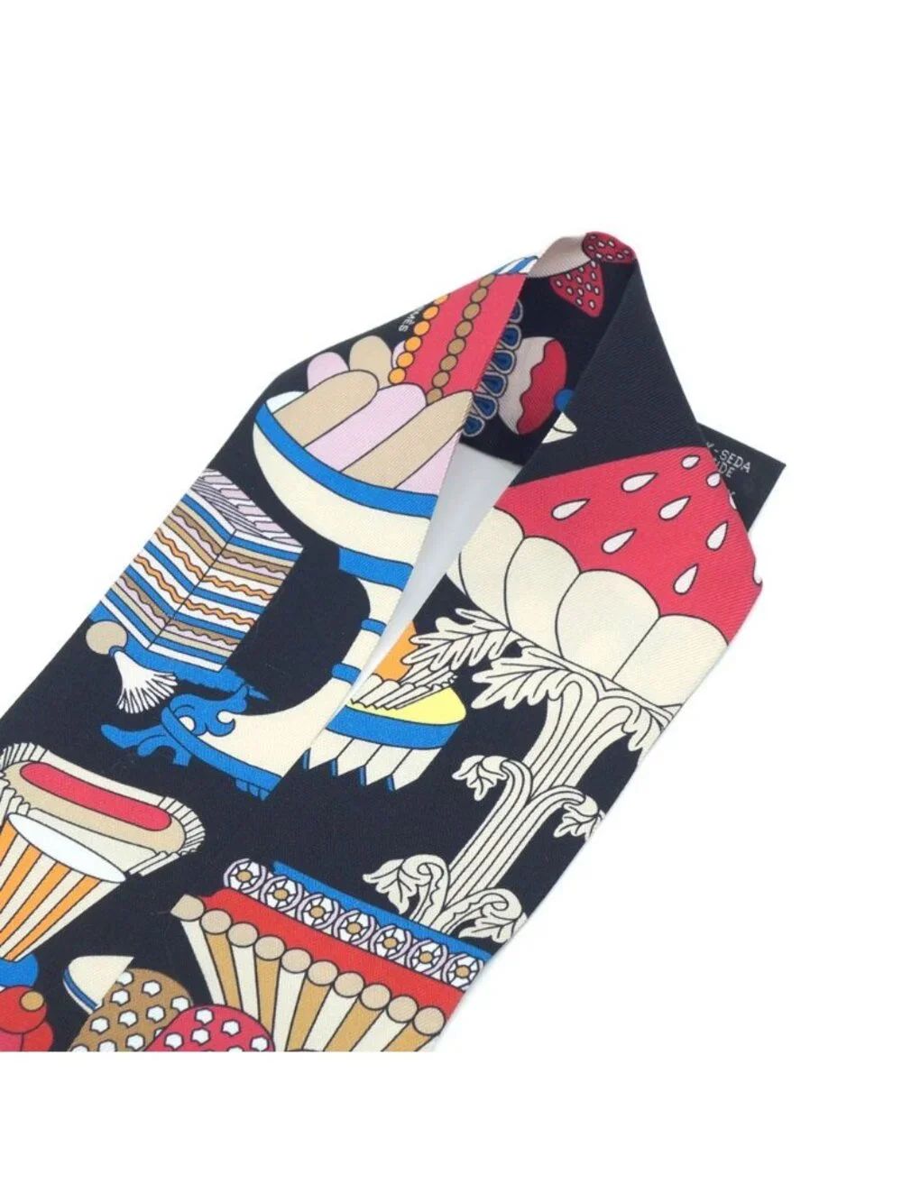 Hermes Twill la Patisserie Charm Scarf 100% Silk